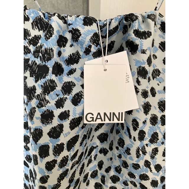 最終値下げ!新品未使用!GANNI アニマルジャガードワンピース34の通販