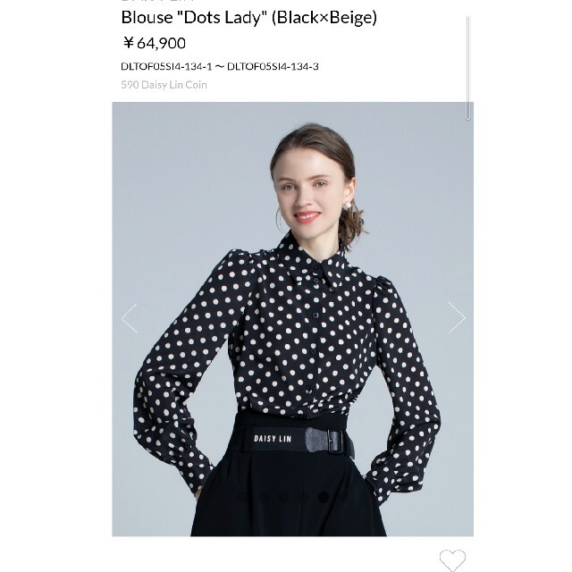 DAISY LINデイジーリン♡美品ドットブラウス レディレディ38♡フォクシー | フリマアプリ ラクマ