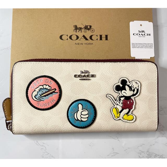 ォンの 新品未使用 コーチ長財布 Disneyコラボ Nvys2 M Coach りできませ