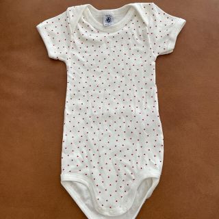 プチバトー(PETIT BATEAU)の専用　プチバトー  ハート柄　ロンパース 肌着(肌着/下着)