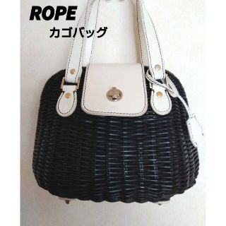 ロペ(ROPE’)の【美品】ROPE ロペ カゴバッグ(かごバッグ/ストローバッグ)