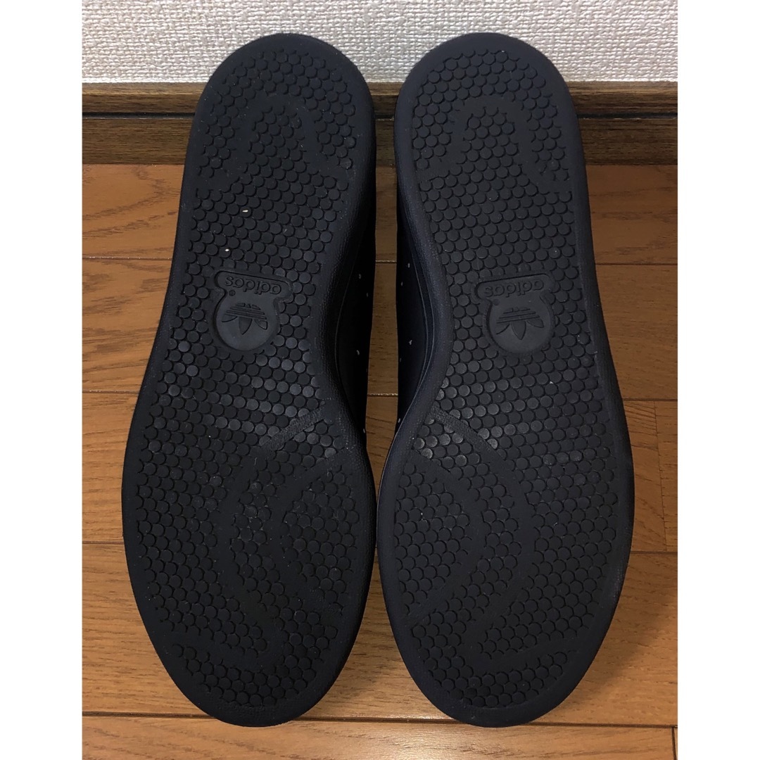 27.5cm 良品 adidas オリジナルス スタンスミス トリプルブラック