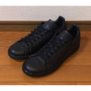 27.5cm 良品 adidas オリジナルス スタンスミス トリプルブラック