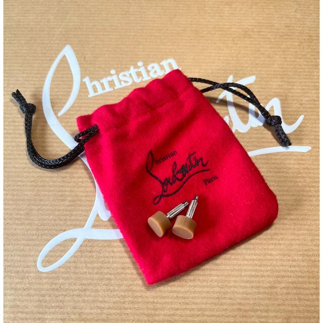 Christian Louboutin(クリスチャンルブタン)の美品 Christian Louboutin オープントゥ　パンプス　ベージュ レディースの靴/シューズ(ハイヒール/パンプス)の商品写真