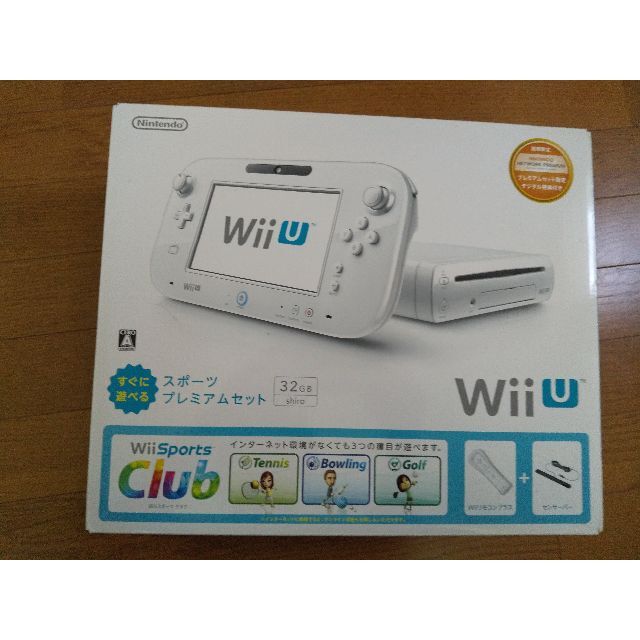 任天堂(ニンテンドウ)のWii U プレミアムセット 32GB shiro WUP-S-WAFC エンタメ/ホビーのゲームソフト/ゲーム機本体(家庭用ゲーム機本体)の商品写真