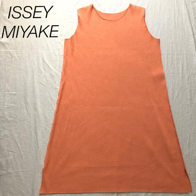 me ISSEY MIYAKE イッセイミヤケ ノースリーブプリーツワンピース