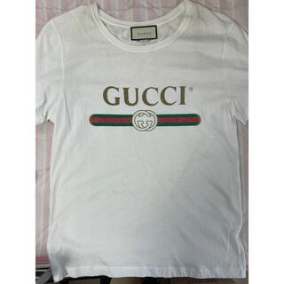 グッチ(Gucci)のGUCCI ロゴ ウォッシュド Tシャツ(Tシャツ(半袖/袖なし))