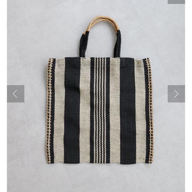 Discoat(ディスコート)の【TARANGO】JUTE TOTE ブラック レディースのバッグ(トートバッグ)の商品写真