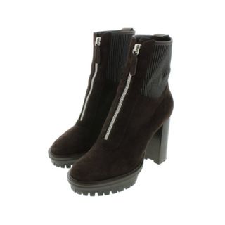 ジャンヴィットロッシ(Gianvito Rossi)のGianvito Rossi ブーツ 38(24.5cm位) こげ茶 【古着】【中古】(ブーツ)