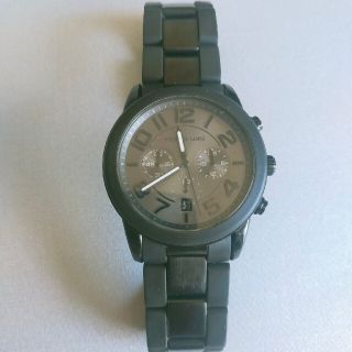 マイケルコース(Michael Kors)のMICHAEL KORS　腕時計　MK-8322　黒色(ブラック)(腕時計(アナログ))