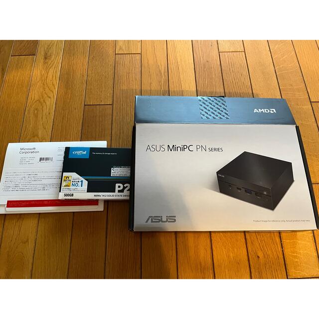 PCパーツASUS Mini PC PN51-S1(AMD Ryzen7 5700U)