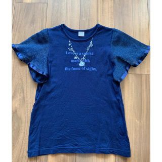 メゾピアノジュニア(mezzo piano junior)のmezzo piano＊半袖フリルカットソー 150(Tシャツ/カットソー)