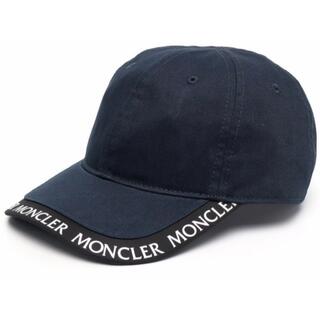 モンクレール(MONCLER)の【新作】　モンクレール　ツバロゴキャップ　ネイビー　54センチ(キャップ)