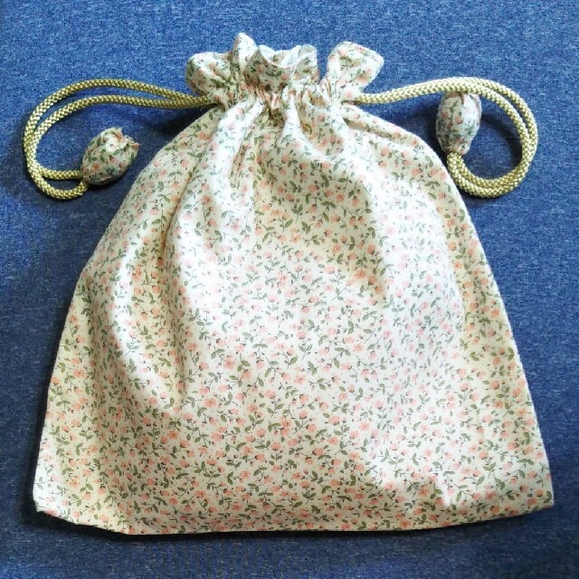 ハンドメイド巾着袋 ハンドメイドのファッション小物(ポーチ)の商品写真