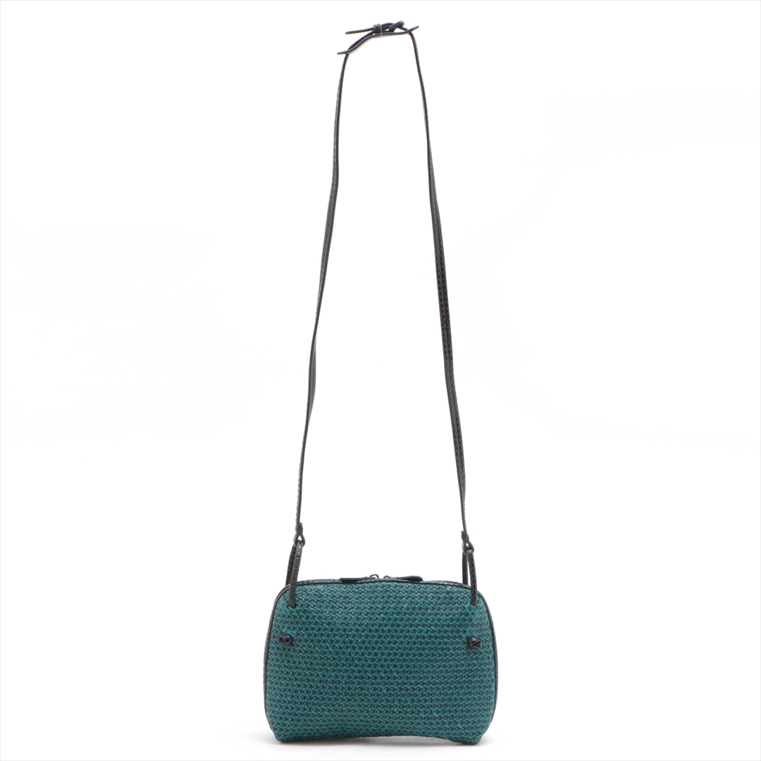 Bottega Veneta - ボッテガヴェネタ  レザー×パイソン  グリーン レディース ショルダーバ