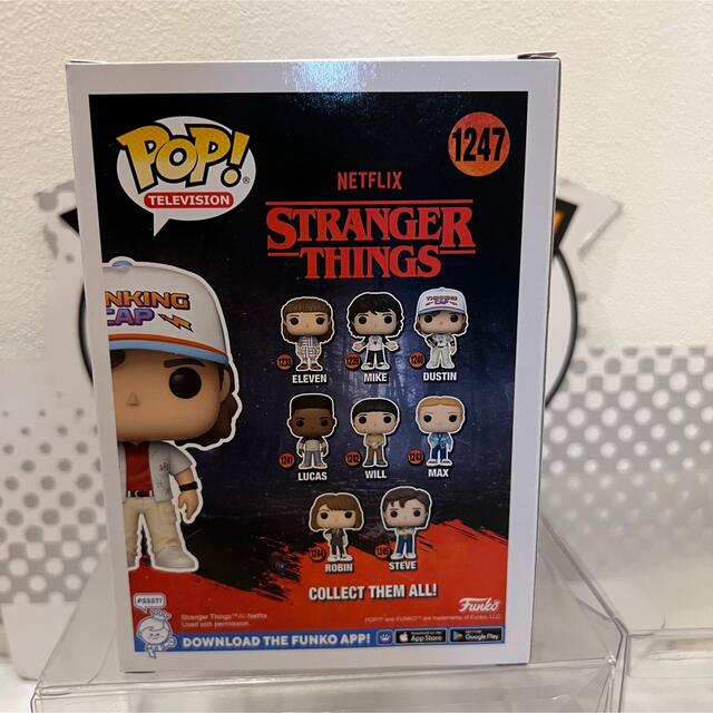 FUNKO POP! ストレンジャーシングス　S4 ダスティン　白シャツ限定 エンタメ/ホビーのフィギュア(SF/ファンタジー/ホラー)の商品写真