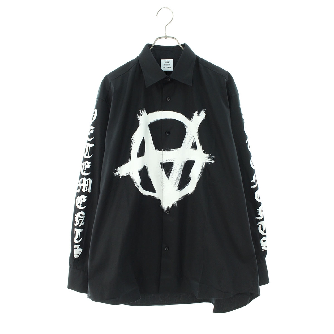 メール便送料無料対応可】 VETEMENTS S メンズ ダブルアナーキー