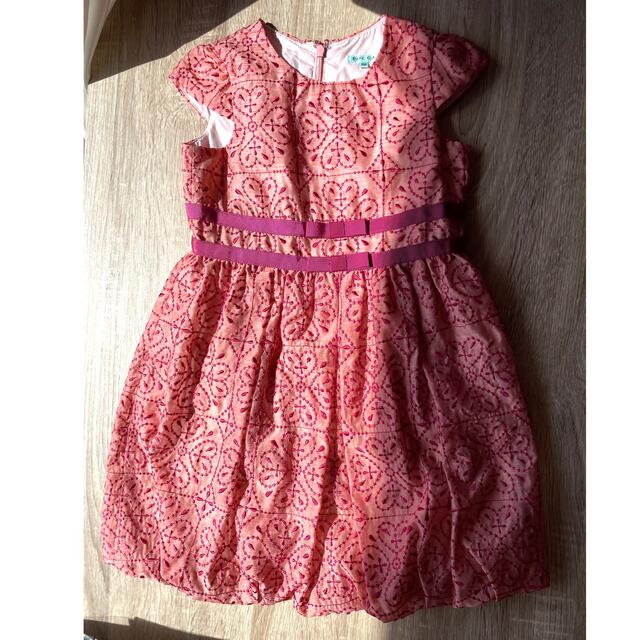 TOCCA(トッカ)のTOCCA ワンピース　キッズ　ピンクレースドレス キッズ/ベビー/マタニティのキッズ服女の子用(90cm~)(ワンピース)の商品写真