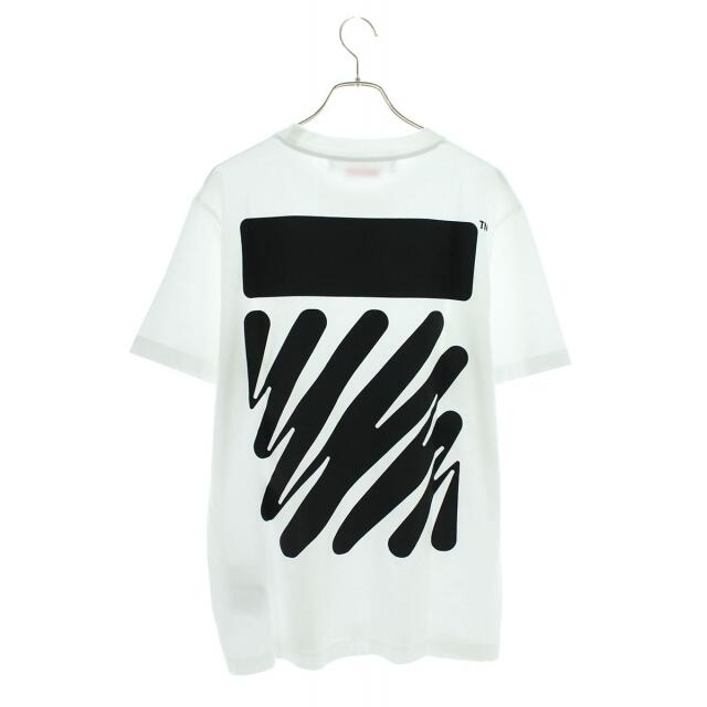 があります】 OFF-WHITE ウェーブダイアゴナルTシャツ Lの通販 by RINKAN｜オフホワイト