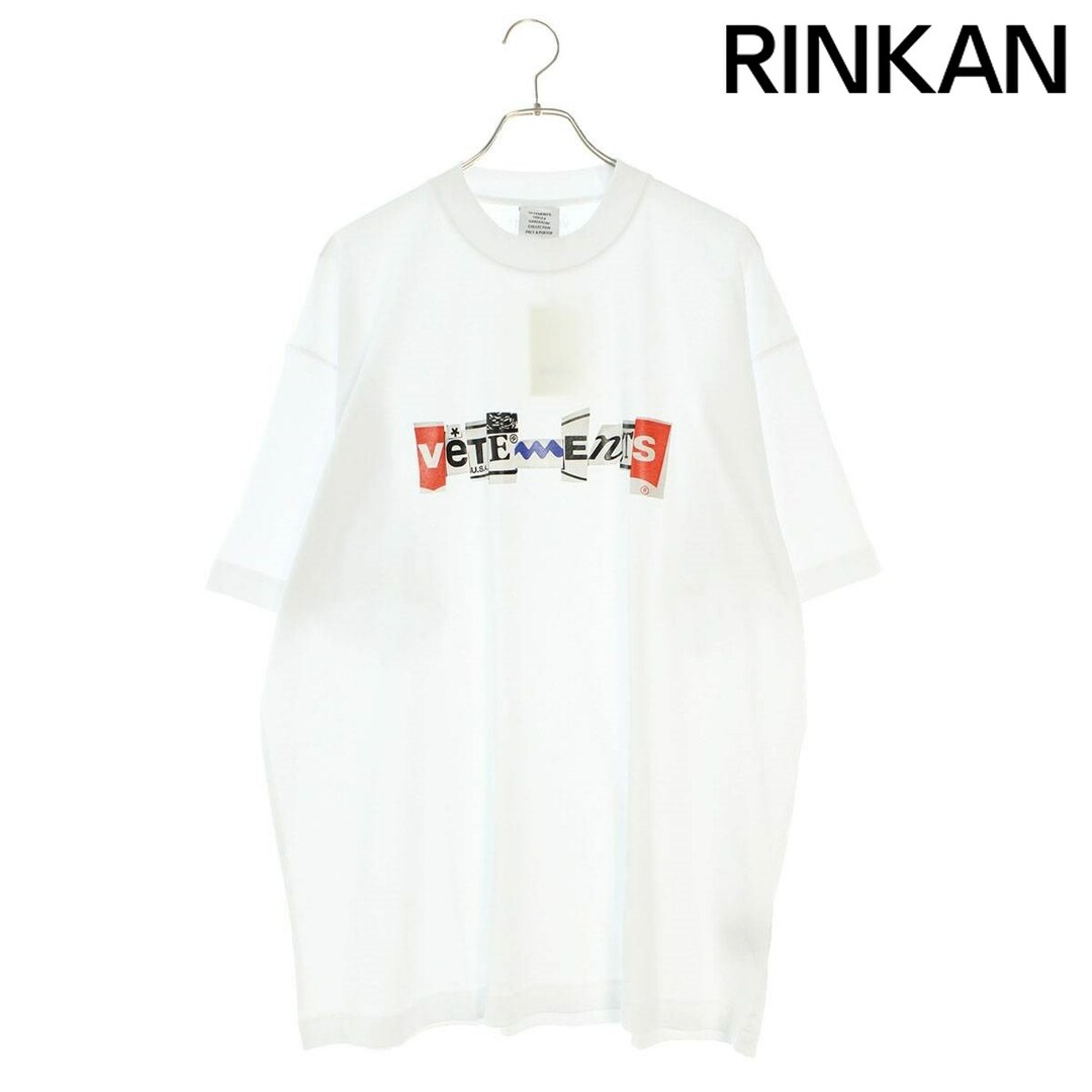 ヴェトモン 22AW UA53TR220 ミックスロゴTシャツ  メンズ XS