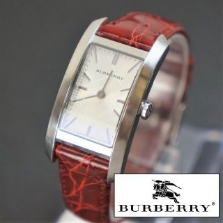 バーバリー(BURBERRY)の【ななまま様用】BURBERRY　レディース腕時計　新品ワニ革ベルト(腕時計)