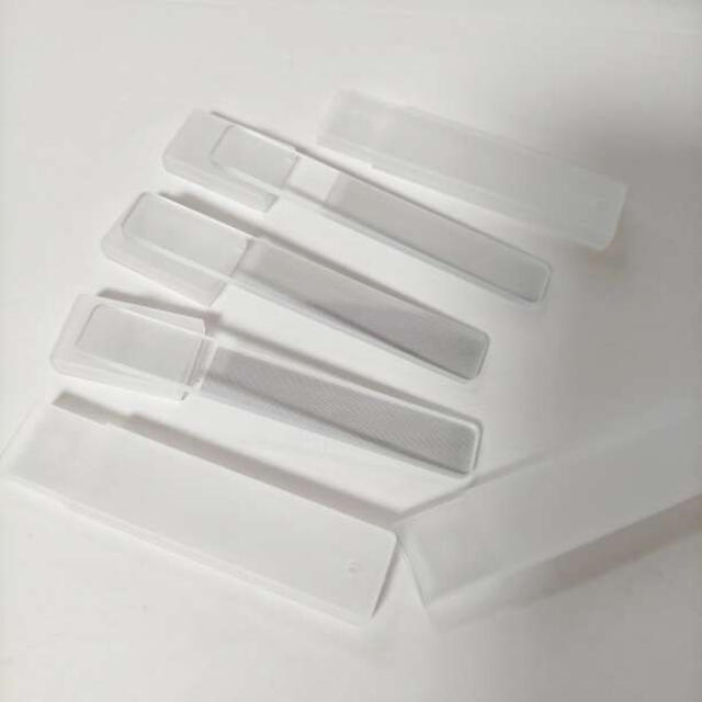爪磨き 3本セット ガラス製 ネイルシャイナー  ネイルファイル コスメ/美容のネイル(ネイルケア)の商品写真