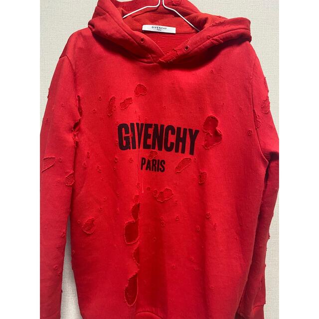 GIVENCHY ジバンシィ　デストロイ　パーカー Mサイズ