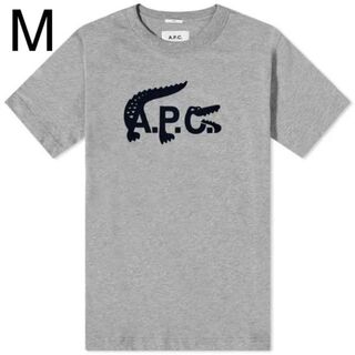 アーペーセー(A.P.C)のアーペーセー　ラコステ　ロゴ　ユニセックス　M グレー　Tシャツ(Tシャツ/カットソー(半袖/袖なし))
