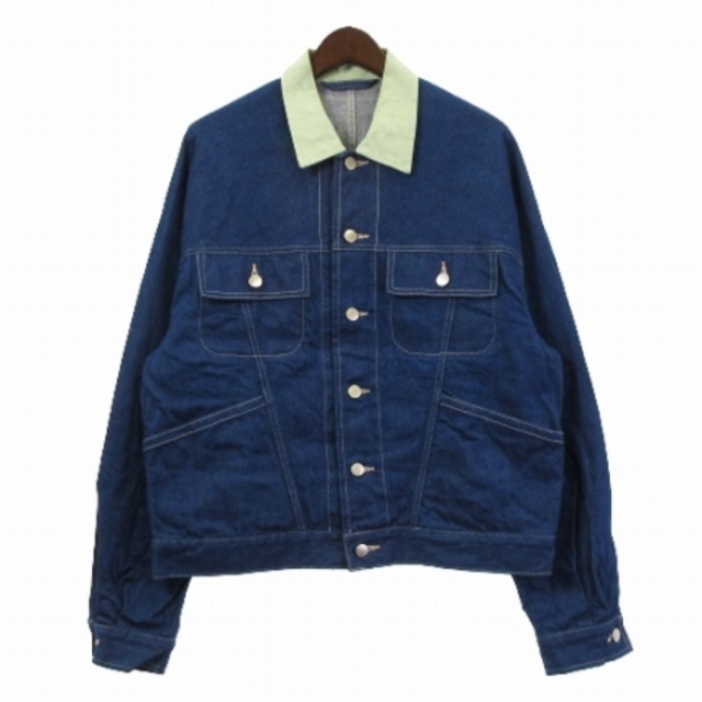 イートウツ E.TAUTZ 美品 デニムジャケット アップルグリーンカラー XSの通販 by ベクトル ラクマ店|ラクマ イートウツ E.TAUTZ 美品 デニムジャケット アップルグリーンカラー XSの通販 by ベクトル ラクマ店|ラクマ