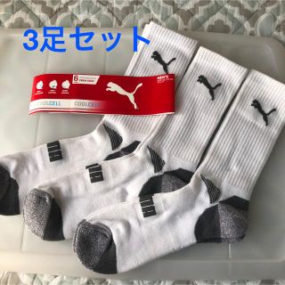 プーマ(PUMA)のPUMA プーマ ボーイズ メンズ クルーソックス 3足組み 25〜27㎝(靴下/タイツ)