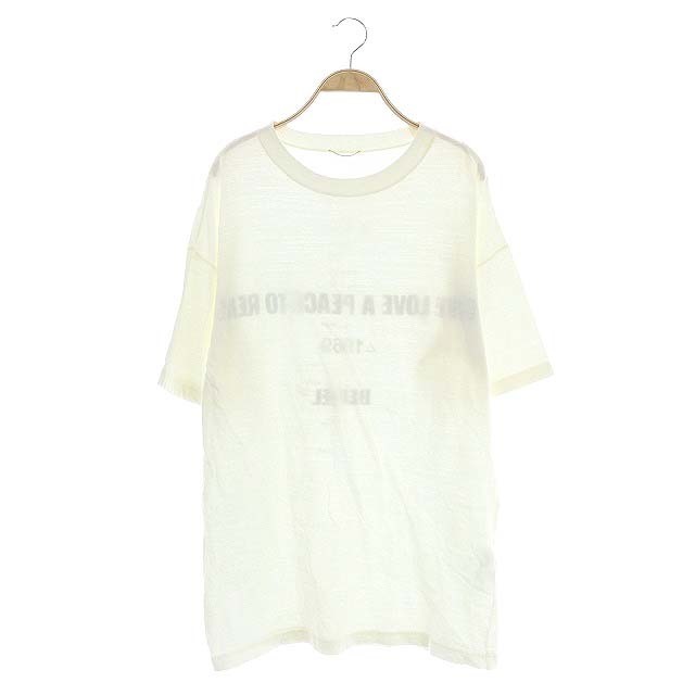 DEUXIEME CLASSE(ドゥーズィエムクラス)のドゥーズィエムクラス  LOVE A PEACE バックプリントTシャツ レディースのトップス(その他)の商品写真