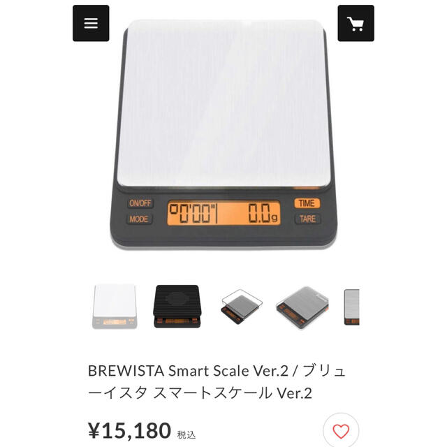 brewista smart scale Ⅱブリューイスタ スマートスケールⅡ インテリア/住まい/日用品のキッチン/食器(調理道具/製菓道具)の商品写真