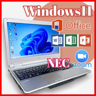エヌイーシー(NEC)の【早い者勝ち】NEC ノートパソコン Win11 高速SSD搭載 事務作業などに(ノートPC)