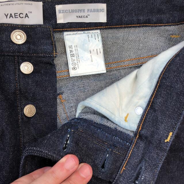 YAECA(ヤエカ)のYAECA 2-14W CROPPED DENIM PANTS(32) メンズのパンツ(デニム/ジーンズ)の商品写真