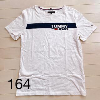 トミーヒルフィガー(TOMMY HILFIGER)のTOMMYJEANS／トミージーンズ   半袖Tシャツ  ホワイト  164(Tシャツ/カットソー)