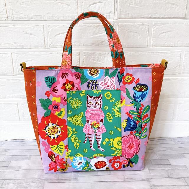 ハンドメイド♪ナタリーレテ トートバッグ