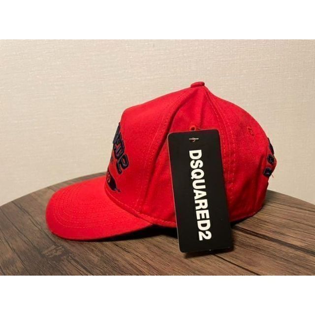DSQUARED2 ディースクエアード キャップ 帽子 赤 レッド
