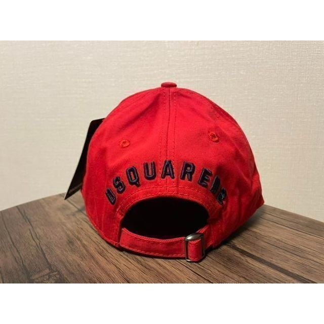 DSQUARED2 ディースクエアード キャップ 帽子 赤 レッド