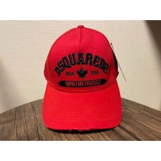 DSQUARED2 ディースクエアード 帽子 キャップ レッド 赤 www ...