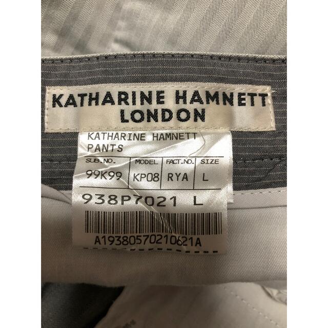 KATHARINE HAMNETT(キャサリンハムネット)の新品 未使用 即完売品 激レア キャサリン ハムネット ストライプ パンツ✨希少 メンズのパンツ(スラックス)の商品写真