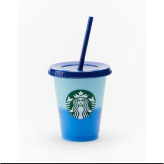スターバックスコーヒー(Starbucks Coffee)のスタバ　カラーチェンジグ　リユーザブル　コールドカップ(タンブラー)