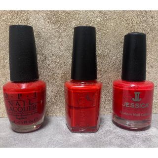 オーピーアイ(OPI)の赤ポリッシュ塗り比べセット(マニキュア)