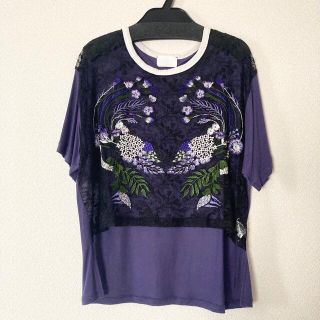 マメ(mame)のmame 刺繍T mamekuroguchi(Tシャツ(半袖/袖なし))