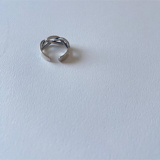 シルバー925💍ノットデザインリング 調節可能♡ レディースのアクセサリー(リング(指輪))の商品写真