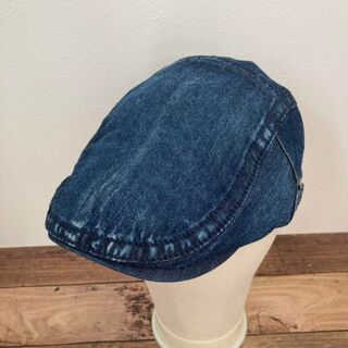 メンズ  　ウォッシャー加工　ハンチング　綿素材　コットン100％シンプル帽子(ハンチング/ベレー帽)