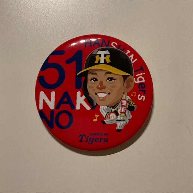 阪神タイガース 中野拓夢選手 缶バッチの通販 by みなり's shop｜ハンシンタイガースならラクマ