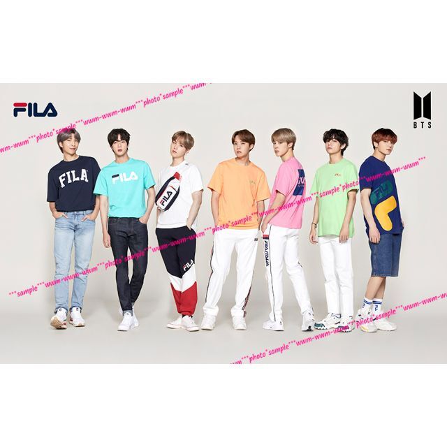 FILA(フィラ)の半額★フィラ FILA BTS着用モデル Tシャツ JIMIN 定価4290円 レディースのトップス(Tシャツ(半袖/袖なし))の商品写真