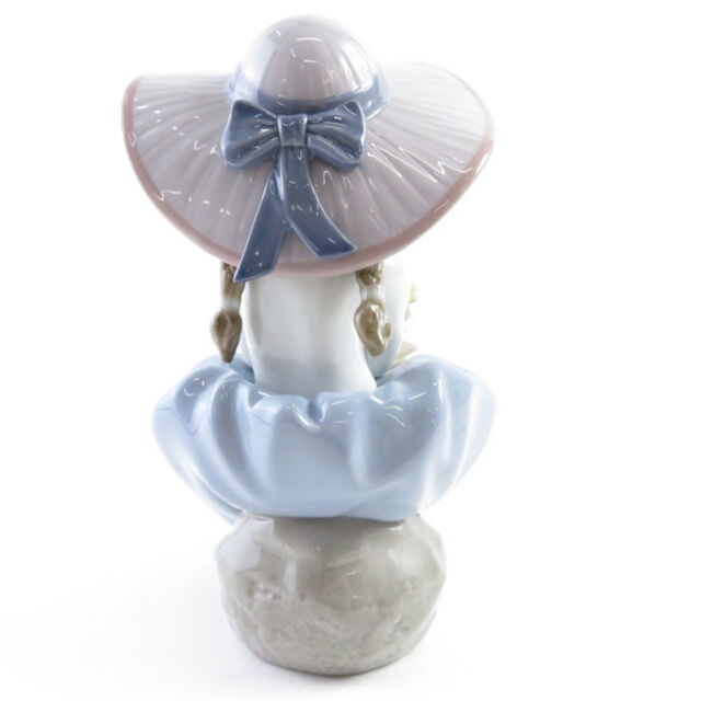 【海】【極美品】リアドロ 『花の香りに包まれて』5862 フィギュリン 陶器人形