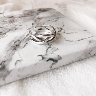 シルバー925💍セルティックノットリング 調整可能◎(リング(指輪))