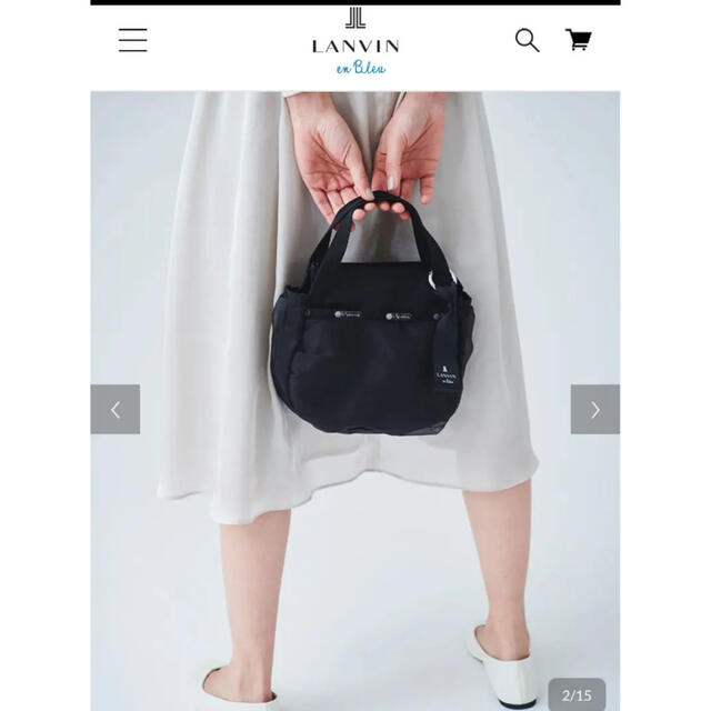 LANVIN en Bleu(ランバンオンブルー)の完売品‼️❤️LANVIN en Bleu✖️LeSportsac❤️2way レディースのバッグ(ショルダーバッグ)の商品写真